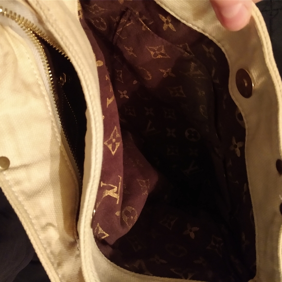 Large Louis Vuitton Global Shopper Tote Bag Purse - Picture 8 of 11